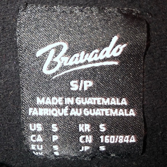 Bravado Women’s Glittery Rolling Stones Black Cropped Sweatshirt Size Small - Picture 5 of 5